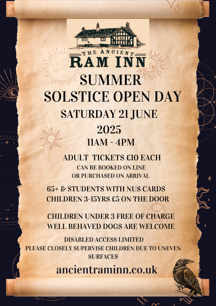 Summer Solstice OPEN DAY 11am-4pm Sat 21 June 2025 £10ea