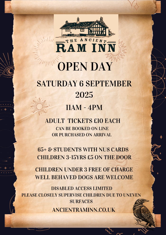 OPEN DAY 11am-4pm Sat 6 September 2025 £10ea